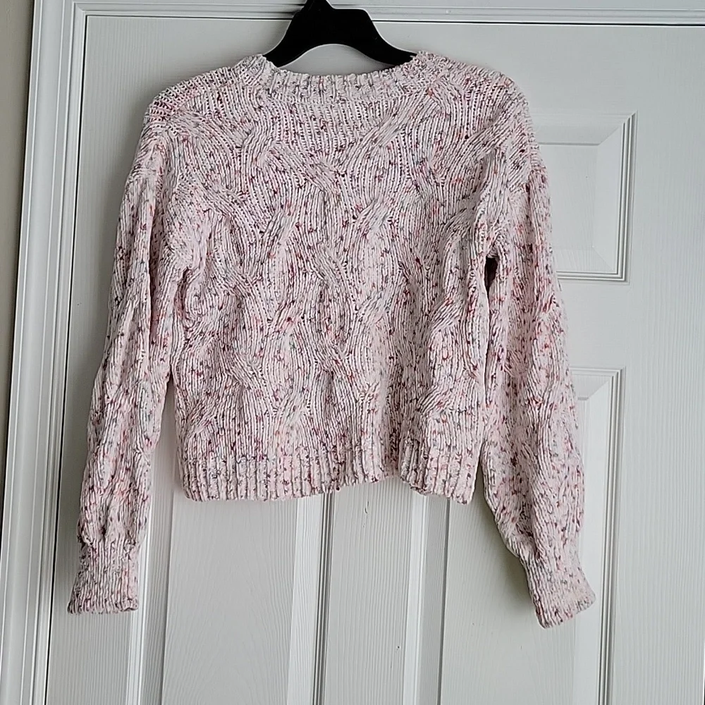 Pink Rose Women's Sweater - Picture 5 of 10